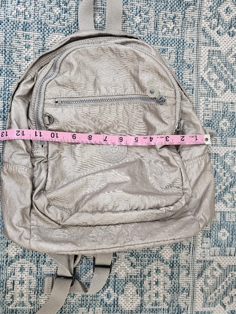 Kipling Backpack In Silver/Gray